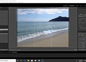 Strandbild in Lightroom nach Ausautomatischen Methode
